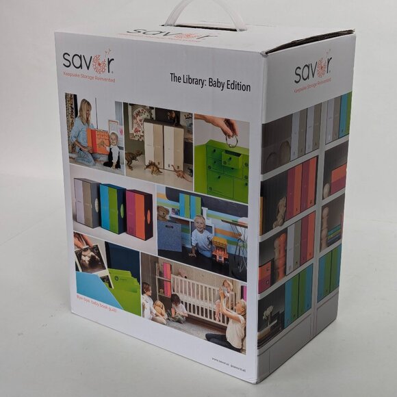 SAVOR The Library: Baby Edition. Khaki, Grey, White - Unisex- NEW IN BOX - Picture 12 of 12